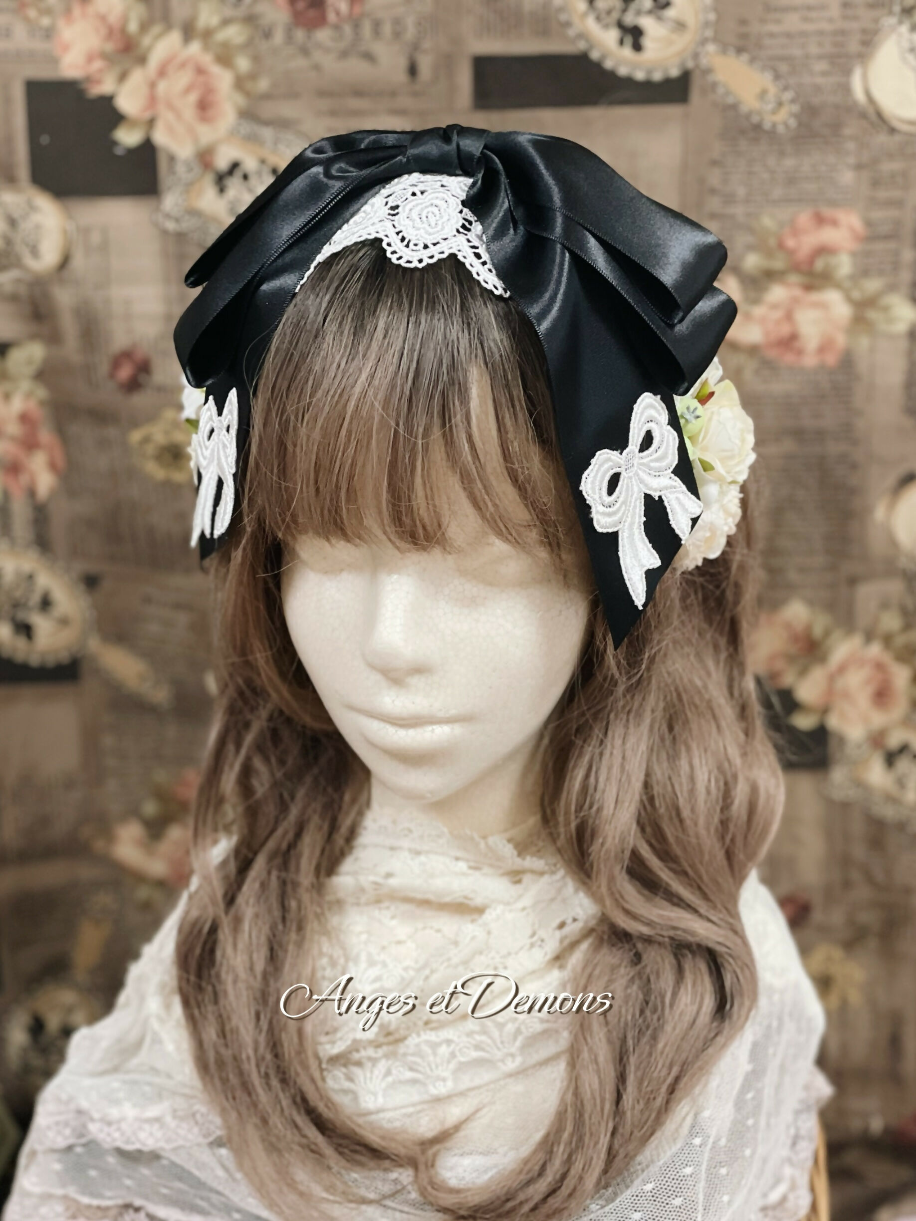 Anges et Demons ハーフボンネット Anges et Anges et Demons ボンネット ロリィタ Demons ハーフボンネット