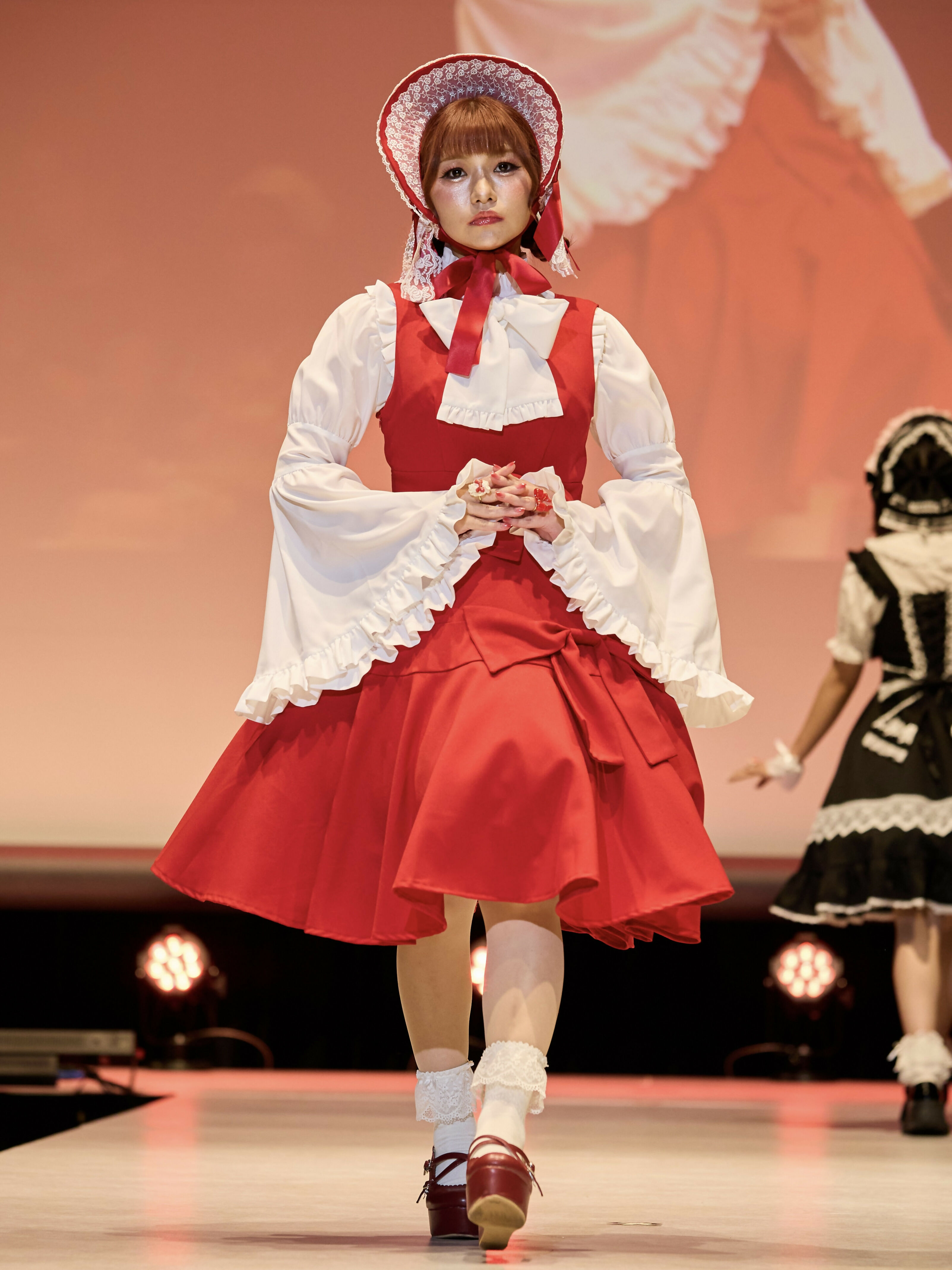 受注】リボン切り替えJSK（赤） – Gothic and Lolita Mall