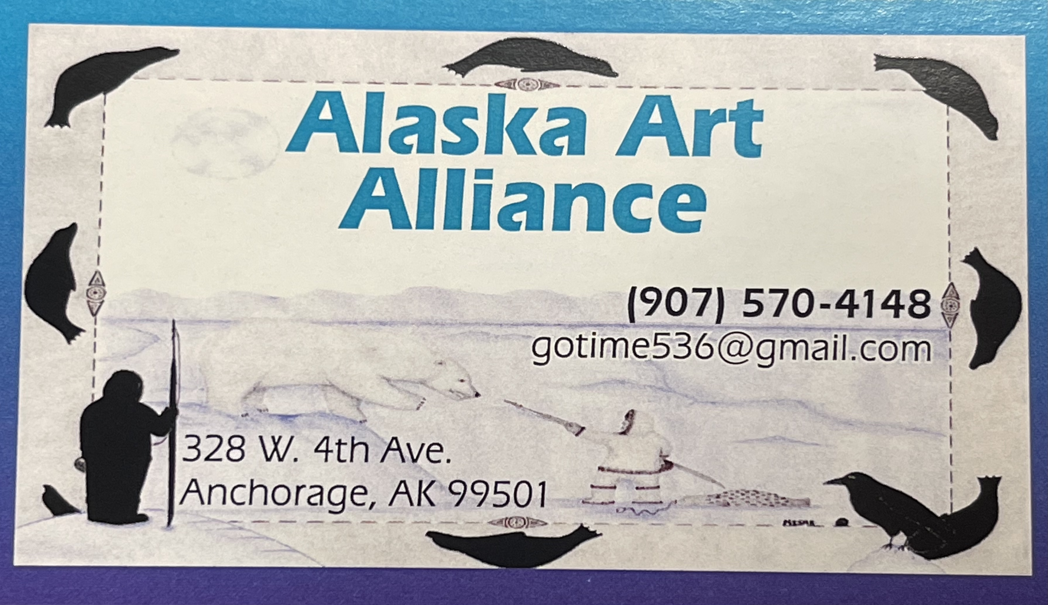 Leon kinneeveauk Alaska art alliance